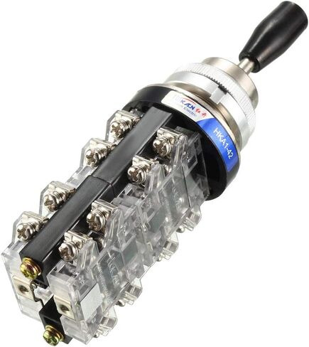 uxcell Joystick Switch Controllers 4 Position 8NO Latching Type 150V/250V/600V 30mm Panel Mount HKA1-42 in Saudi Arabia