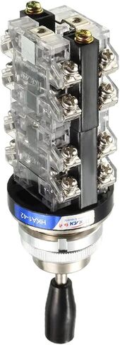 uxcell Joystick Switch Controllers 4 Position 8NO Latching Type 150V/250V/600V 30mm Panel Mount HKA1-42 in Saudi Arabia