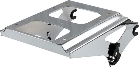 YHMOTO Detachable Two 2-Up Tour Pack Pak Mounting Luggage Rack for Harley Touring Road King Street Glide Road Glide 2009-2013 (Black or Chorme) (Chrome) in Kuwait