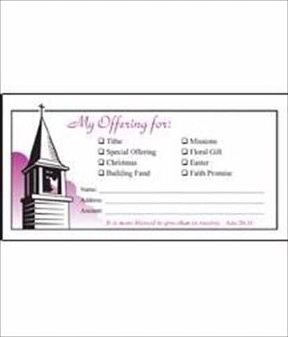 Offering Envelope - My Offering/Steeple in Saudi Arabia