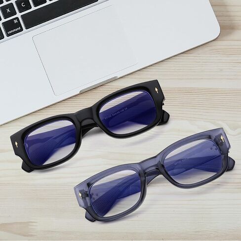 AZorb Blue Light Blocking Glasses for Women Men Fashion Computer Gaming Reading Thick Square Frame Fake Clear Lens Glasses in Saudi Arabia