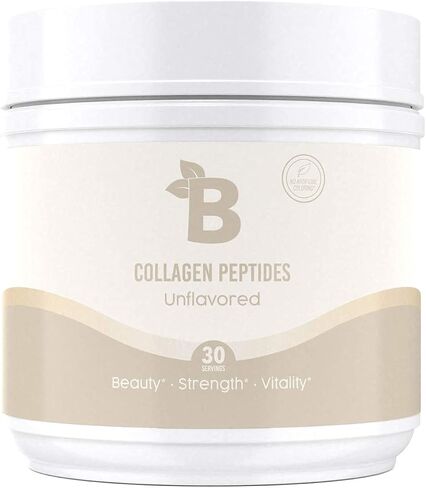 Bloom Nutrition Grass Fed Hydrolyzed Collagen Peptides Protein Powder with Hyaluronic Acid | Vitamin C Immune Support | Fortifies Joints, Vitalizes Hair, Skin, and Nails | Non-GMO (Unflavored) in Saudi Arabia