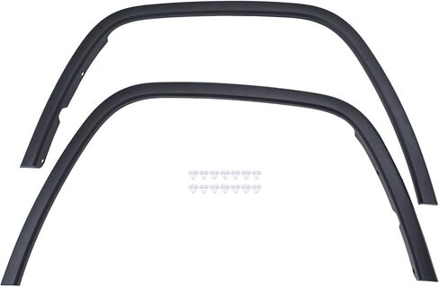 ApplianPar Front Driver and Passenger Side Wheel Arch Molding Fender Flare with Clips for Jeep Grand Cherokee 2011-2016 in Saudi Arabia