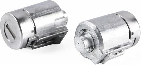 أسطوانة قفل مفتاح الإشعال مع 4 أسطوانات قفل الباب الأمامي متوافقة مع 2001 2002 2003 2004 2005 2006 2007 Chevy Express GMC Savana Van استبدال OE# 704600 + 706591 X4 + 598007 X2 (بدون شريحة) in Kuwait