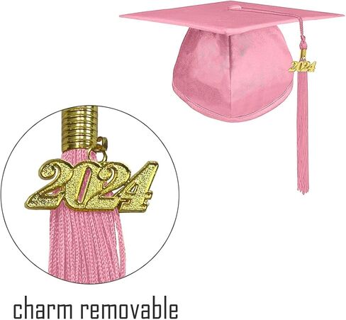 YIIOSS Preschool and Kindergarten Cap and Gown with 2024 Tassel Graduation Stole Certificate for Toddler Kids in Saudi Arabia