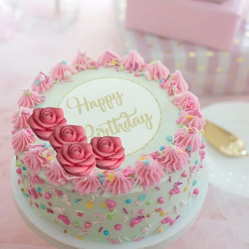 ONNPNN 2 قوالب شموع على شكل وردة، قوالب سيليكون وردية ثلاثية الأبعاد، قالب صابون راتنج الورد الكبير، قوالب حلوى حلوى الشوكولاتة المصنوعة يدويًا، لتزيين الكعك من الطين وزخارف قنبلة الحمام in Kuwait