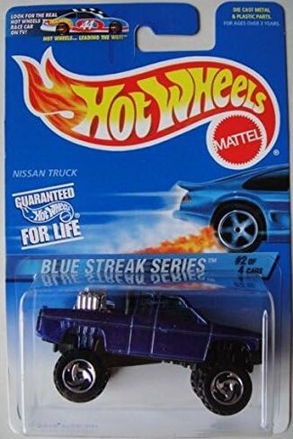 Hot Wheels Blue Streak Series Blue Nissan Truck #574 in Saudi Arabia