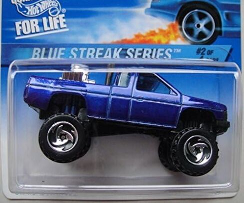 Hot Wheels Blue Streak Series Blue Nissan Truck #574 in Saudi Arabia