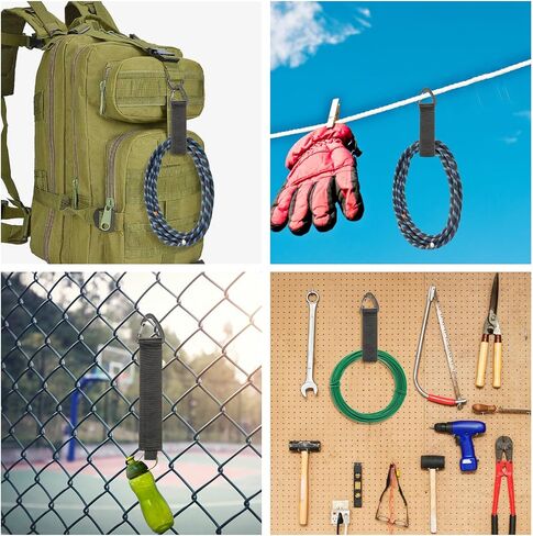 Extension Cord Hanger, 4 Pcs Extension Cord Organizer Cable Ties Strap Heavy Duty Hanger Organizer Triangle Buckle for Cables Rope Hose Tools in Saudi Arabia