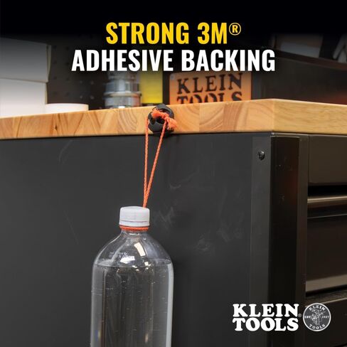 مشابك كابل 450-410 من Klein Tools، مصنوعة في الولايات المتحدة الأمريكية، كابل ذاتي اللصق ثلاثي الفتحات، مشابك تثبيت لإدارة السلك، برغي اختياري للتركيب الدائم، 10 عبوات in Saudi Arabia