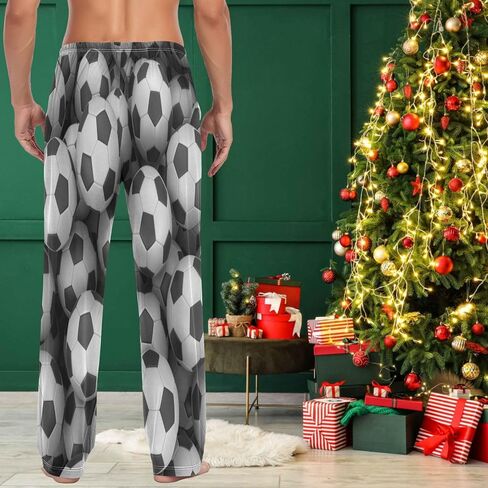 visesunny Men's Pajama Pants 100% Cotton Lounge Soft Warm Sleepwear Pants PJ Bottoms Drawstring and Pockets in Saudi Arabia