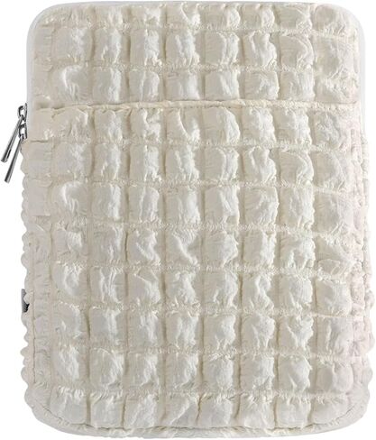 حقيبة كمبيوتر لوحي مقاس 9-11 بوصة من Dadanism لجهاز iPad 10th Gen 10.9 بوصة iPad Air 5/4، iPad 9/8/7th 10.2، iPad Air 11 بوصة iPad Pro، حقيبة حمل سحابية ذات مربعات الفقاعات مع جيب لجهاز Galaxy Tab A8/S9 FE /A9+، أرجواني in Kuwait