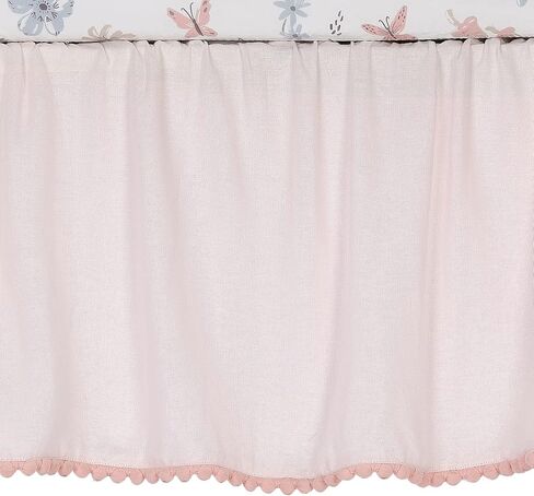 Lambs & Ivy Baby Blooms 3-Piece Pink Floral/Butterfly Baby Crib Bedding Set in Saudi Arabia