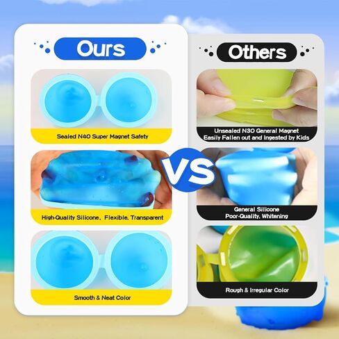 Hiliop 16PCS Reusable Water Balloons for Kids, Resealable Water Balloons Refillable Water Balloons Self Sealing Quick Fill with Mesh Bag in Saudi Arabia