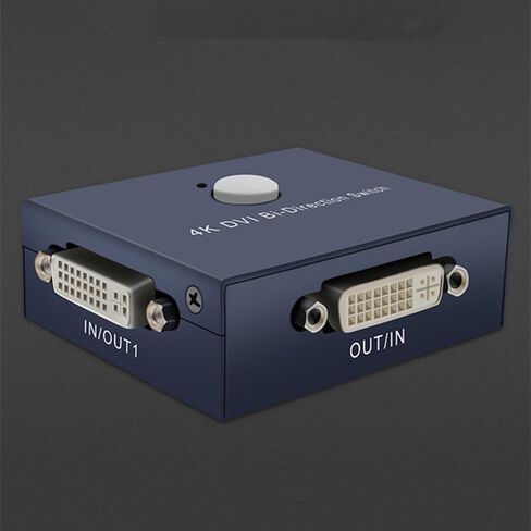 محول فيديو Suckoo DVI 2 في 1 خارج 1 في 2 خارج ثنائي الاتجاه قابل للتبديل 3840@2160 2.0 4K60HZ مشارك فيديو 2 منفذ كمبيوتر مضيف شاشة تلفزيون DVI خارجية جهاز عرض حدد صندوق التبديل 1920x1080P in Saudi Arabia