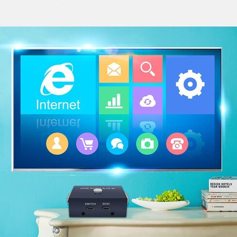 محول فيديو Suckoo DVI 2 في 1 خارج 1 في 2 خارج ثنائي الاتجاه قابل للتبديل 3840@2160 2.0 4K60HZ مشارك فيديو 2 منفذ كمبيوتر مضيف شاشة تلفزيون DVI خارجية جهاز عرض حدد صندوق التبديل 1920x1080P in Saudi Arabia