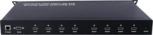 جدار فيديو 2x2 ومعالج مصفوفة HDMI غير ملحوم 4x4 1080P HD Splicer Splitter أربع شاشات in Kuwait