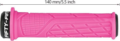 FIFTY-FIFTY Mountain Bike Handlebar Grips, Single Lock-on MTB Grips, Comfortable MTB Grips Lock On, Non-Slip Bike Handlebar Grips for All Mountain, Enduro, Downhill in Saudi Arabia