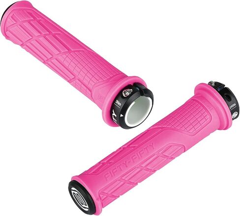 FIFTY-FIFTY Mountain Bike Handlebar Grips, Single Lock-on MTB Grips, Comfortable MTB Grips Lock On, Non-Slip Bike Handlebar Grips for All Mountain, Enduro, Downhill in Saudi Arabia