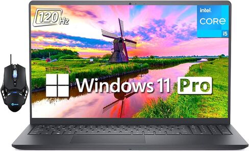 لاب توب ديل انسبايرون 15 3525 2024 الأحدث، ذاكرة وصول عشوائي 32 جيجا، 1 تيرابايت SSD، أداء عالي للأعمال والطلاب، شاشة FHD IPS مقاس 15.6 بوصة، معالج AMD Ryzen 5 5500U (حتى 4 جيجا هرتز Beat i7-10710U)، ويندوز 11 برو in Saudi Arabia