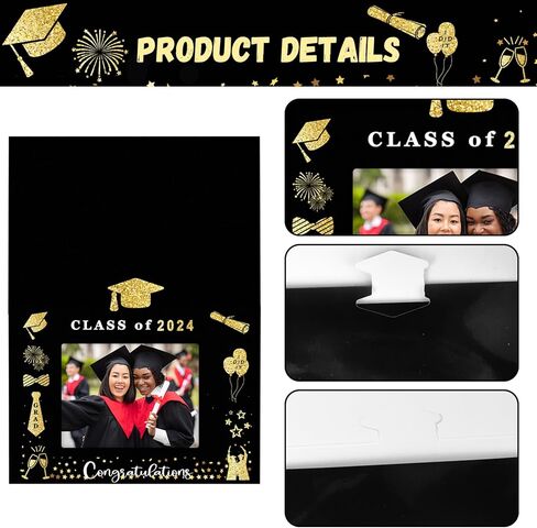 kedaijin 24 مجموعة من إطارات صور التخرج لرياض الأطفال إطار صور التخرج الأول 2024 هدايا التخرج لمرحلة ما قبل المدرسة للأطفال الأطفال تهانينا لحفل التخرج في مرحلة ما قبل المدرسة in Kuwait