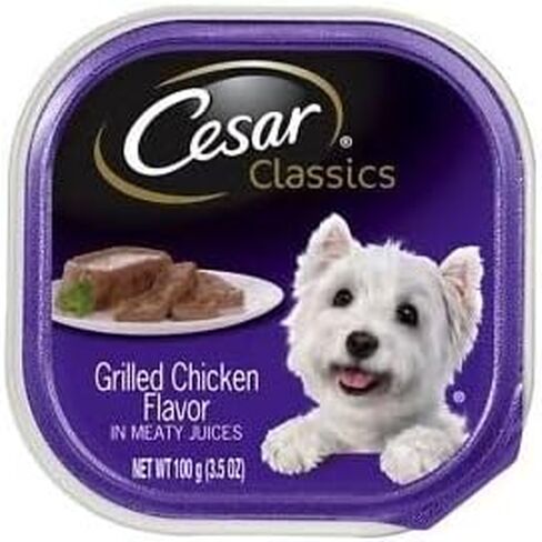Cesar Canine Cuisine Grilled Chicken Flavor Wet Dog Food (Pack of 6)6 in Kuwait