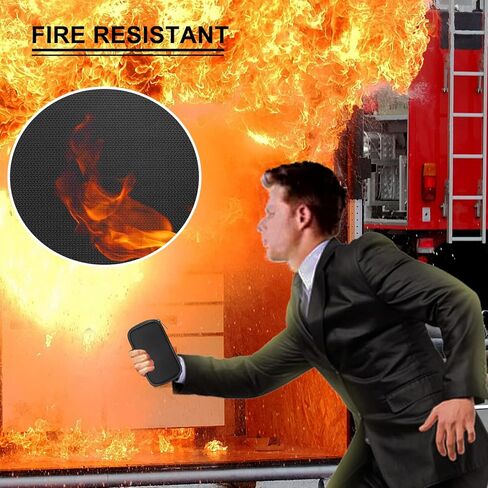 حافظة محرك فلاش مقاومة للحريق من BALAPERI (الحافظة فقط)، حافظة تخزين USB مقاومة للماء، حامل محرك فلاش USB من مادة ناعمة، حقيبة تنظيم إلكترونية محمولة لمحرك فلاش USB، محرك الإبهام، عصا الذاكرة in Kuwait