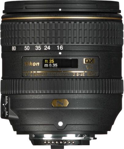 Nikon AF-S DX NIKKOR 16-80mm f/2.8-4E ED VR Lens (20055) + Filter Kit + Cap Keeper + Cleaning Kit (Renewed) in Saudi Arabia