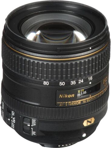Nikon AF-S DX NIKKOR 16-80mm f/2.8-4E ED VR Lens (20055) + Filter Kit + Cap Keeper + Cleaning Kit (Renewed) in Saudi Arabia