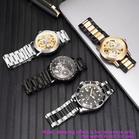 Universal Stainless Steel Watch Band Replacement Quick Release Metal Watch Straps for Men 18mm 20mm 22mm in Saudi Arabia