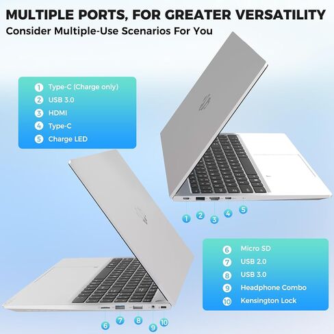 لاب توب 15.6 بوصة، ويندوز 11، معالج بنتيوم رباعي النواة، N100 (Beat I3 1115G4)، 8 جيجا DDR4 1 تيرابايت SSD، شاشة 1080 بكسل، واي فاي 6، BT5.2، USB3.0، Type_C، كمبيوتر محمول خفيف مع كاميرا ويب، لوحة مفاتيح رقمية in Kuwait