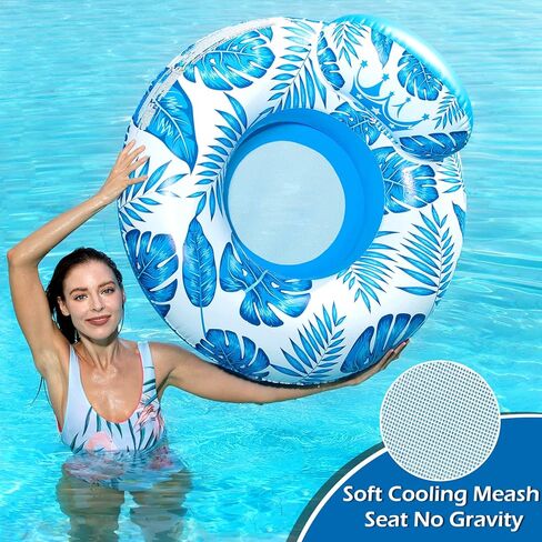 كرسي جيسونويل القابل للنفخ لحمام السباحة - صالة كرسي عائمة لحمام السباحة وحفلات حمام السباحة وكرسي الماء يطفو على حمام السباحة ولعبة السباحة والحفلات العائمة وألعاب البحيرة العائمة للأطفال والكبار in Kuwait