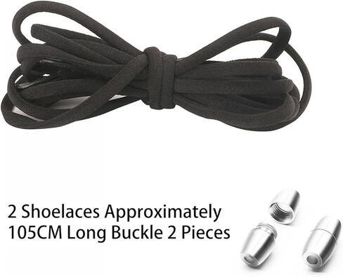 FADTOP Elastic No Tie Shoe Laces Shoe Strings For Sneakers Convenient Athletic Shoelaces For Kids in Saudi Arabia