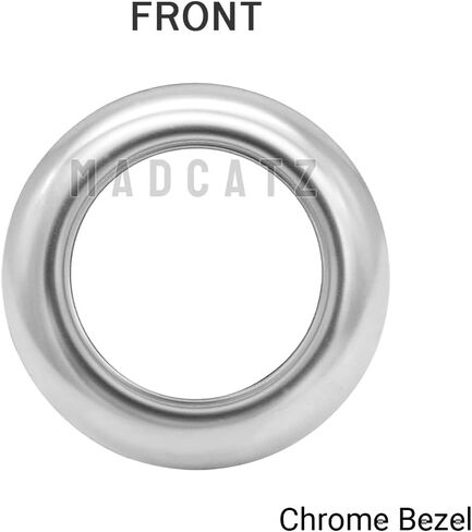 (عبوة من 50) غطاء من الفولاذ المقاوم للصدأ Madcatz 304 لمصابيح تحديد الرصاص مقاس 3/4 بوصة، مصابيح LED جانبية (الضوء غير متضمن) in Kuwait