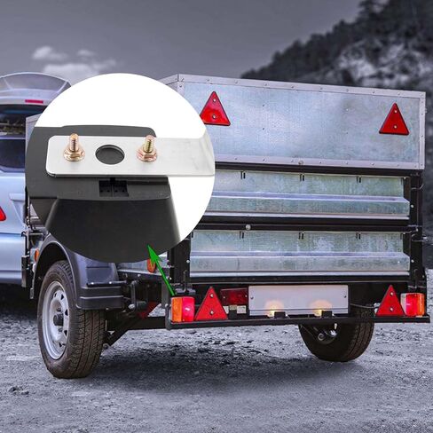 4Pcs Trailer Tail Light Bracket, Galvanized L Shape Tail Light Bracket for Boat Utility Trailer Lights,4.5 x 3 x 1.5 Inch in Kuwait