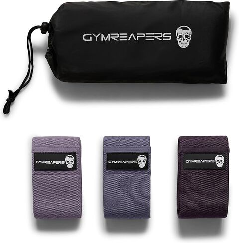 Hip Bands for Booty Workouts | Non Slip Fabric Band Set with 3 Levels - Resistance Bands for Legs & Hip - for Men & Women in Kuwait