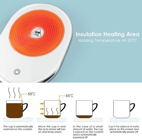 Coffee Mug Warmer, Fast Heating Electric Mug Warmer for Office Desk Use, Coffee Mug Warmer for Coffee, Beverage, Milk and Tea in Saudi Arabia