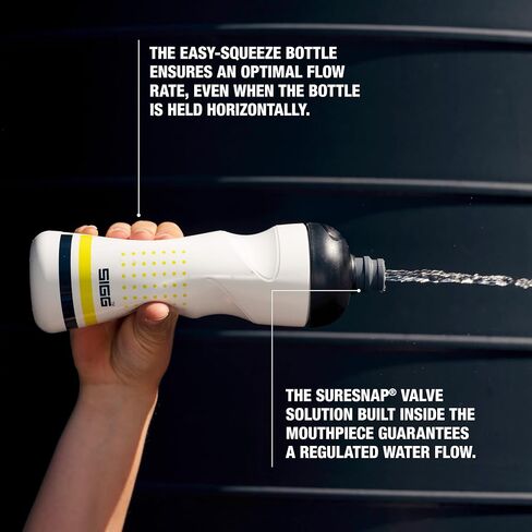 SIGG - Soft Bike Water Bottle - Pulsar Transparent White - Squeezable - Dishwasher Safe - Lightweight - Leakproof - BPA Free - White 25 Oz in Saudi Arabia