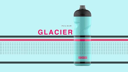 SIGG - Soft Bike Water Bottle - Pulsar Transparent White - Squeezable - Dishwasher Safe - Lightweight - Leakproof - BPA Free - White 25 Oz in Kuwait
