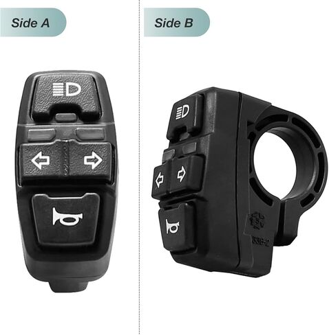 دراجة نارية بدوره إشارة التبديل 3 في 1 دراجة نارية رئيس ضوء بدوره التبديل المصباح القرن تشغيل/إيقاف التحكم التبديل العالمي للدراجات النارية دراجة كهربائية ATVs سكوتر in Kuwait