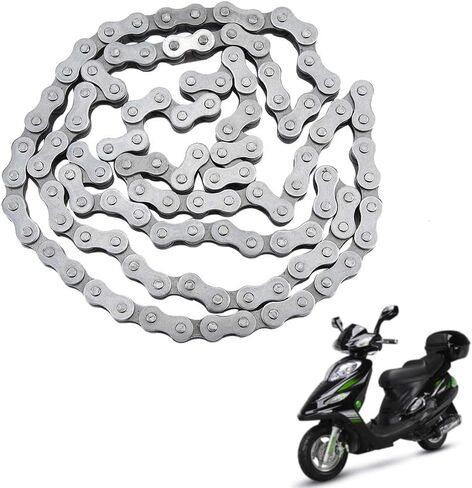 KIMISS Stainless Steel Chain, 415-110L Link Chain for 49cc 60cc 66cc 80cc Engine Motorized Bicycle Bike // 415 Chain in Saudi Arabia
