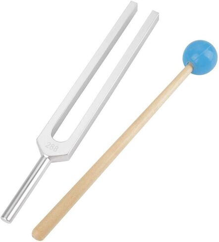 9pcs Aluminium Tuning Forks Set, Mallet Medical Instruments Tuning Vibration Sound Tool, Tuning Forks for Healing in Saudi Arabia