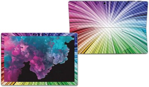 غلاف MightySkins من ألياف الكربون لجهاز Microsoft Surface Pro 6 - بقع النيون | لمسة نهائية واقية ومتينة من ألياف الكربون | سهل التطبيق والإزالة وتغيير الأنماط | صنع في الولايات المتحدة الأمريكية in Kuwait