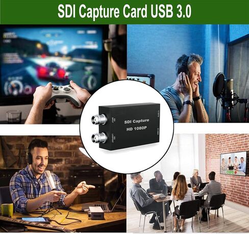 SDI Capture Card, 1080P SDI to USB 3.0 with SDI Loopout Video Capture Card, SDI to USB Adapter Capture Card in Saudi Arabia