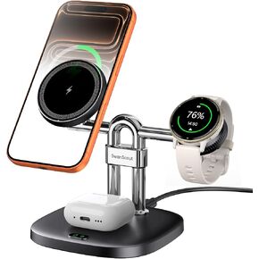 Charger for Garmin Watch, 3 in 1 Magnetic Charger Stand for iPhone in Kuwait