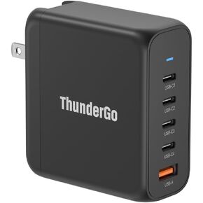 240W GaN Charger, 4-Port USB C Fast Charging Station with 140W Max PD 3.1 Port, Compact Travel Wall Adapter for MacBook Pro/Air M3/M2/M1, Laptops, iPhone 15/14, Galaxy S24/S23, iPad, Steam Deck in Kuwait