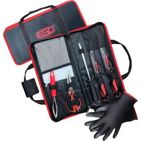 EGO Tidewater Fillet Tool Kit – Complete Fish Cleaning & Processing Set with Dual Fillet Knives, Scaler, Cutting Board, Scissors, Sharpener & Gloves – Freshwater & Saltwater Fishing in Saudi Arabia