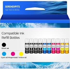 Compatible for Black Ink Bottles ET 2800 ET 4800 ET 2803 ET 2400 in Saudi Arabia
