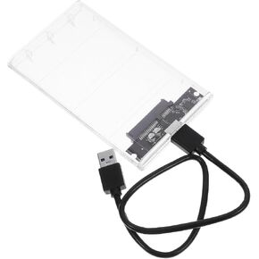 Yardwe Usb3.0 Hard Drive Enclosure Free for 2.5 Inch Ssd, Tool in Kuwait