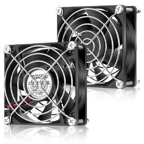 Mini 60mm x 25mm Small 12V Electronic Equipment DC Brushless Cooling Fan Dual Ball Bearing for DIY Cooling Ventilation Exhaust Projects 2-Pack in Saudi Arabia